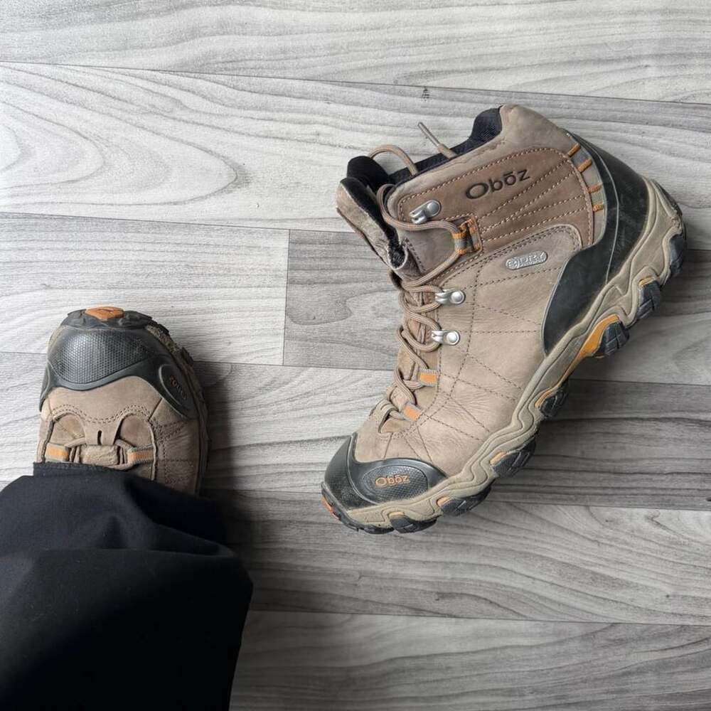 Oboz Bridger Mid BDry Hiking Boots Men's 10.5W Brown Waterproof